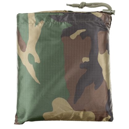 MFH Poncho Rip Stop 144x223cm – Farbe: Woodland – Bild 3