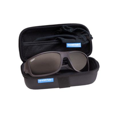 Virtue V-Guard Sunglasses – Farbe: Stealth Grey/Silver – Bild 2